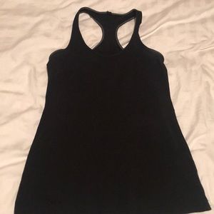 Black Lululemon CRB tank